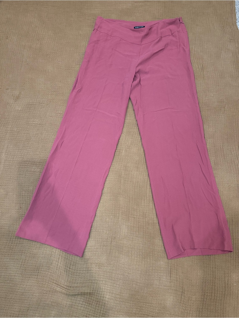 Eileen Fisher Wide Leg Silk Pants